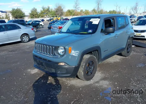2017 Jeep Renegade Sport from USA, damaged, VIN ZACCJBABXHPE92290